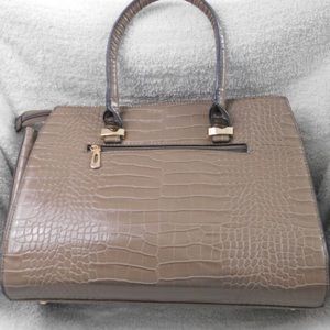 Crocodile Skin Satchel